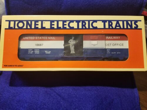 Lionel 6-16687 O Scale U.S. Mail Operating boxcar New in box