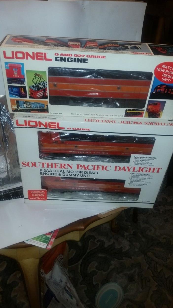 LIONEL Southern Pacific Daylight F3 ABA 8260-8261-8262   with    Boxes 1982
