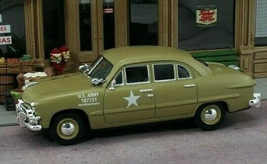 New 1/43 Scale Diecast U.S. Army 1950 Ford for MTH, Lionel & American Heritage