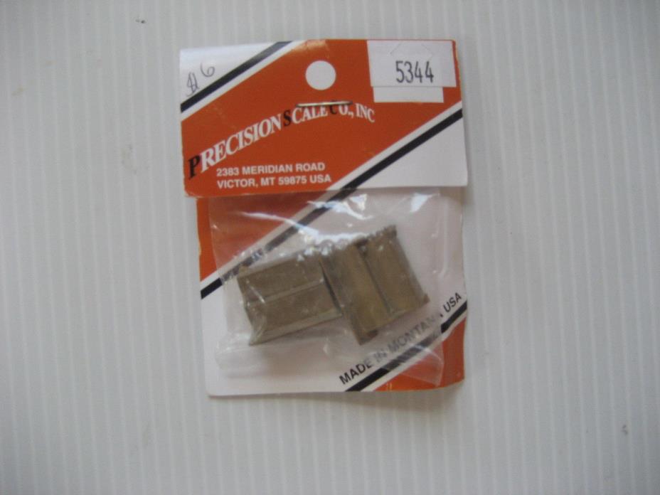 2-O ga brass trolley/passenger car steps  Precision Scale