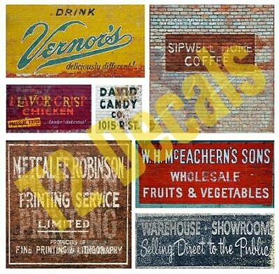 T2 DECALS O SCALE GHOST TOWN SIGNS DECAL SET #10 | BN | OSGHOS010