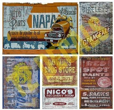 T2 DECALS O SCALE GHOST TOWN SIGNS DECAL SET #21 | BN | OSGHOS021