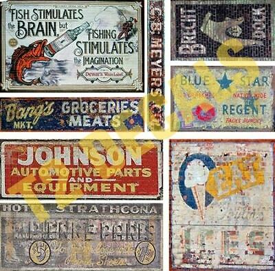 T2 DECALS O SCALE GHOST TOWN SIGNS DECAL SET #15 | BN | OSGHOS015