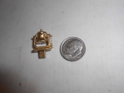 ONE (1) 600-19M GOLD METAL BELL FOR THE LIONEL MKT NW2 SWITCH ENGINE. +  +