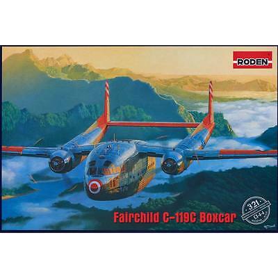 Roden Fairchild C-119C Flying Boxcar 1/144 model airplane kit new 321