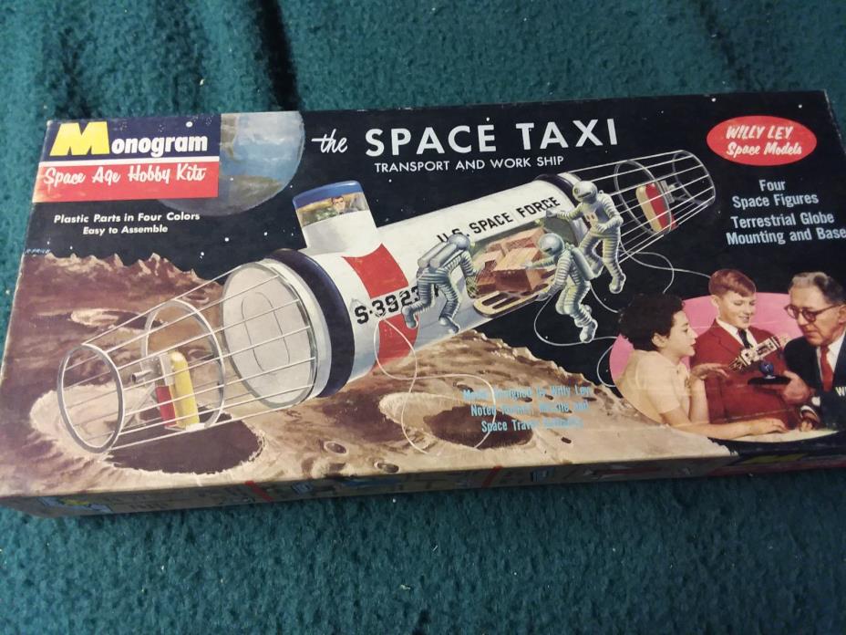 VINTAGE MONOGRAM WILLEY LEY THE SPACE TAXI 1959