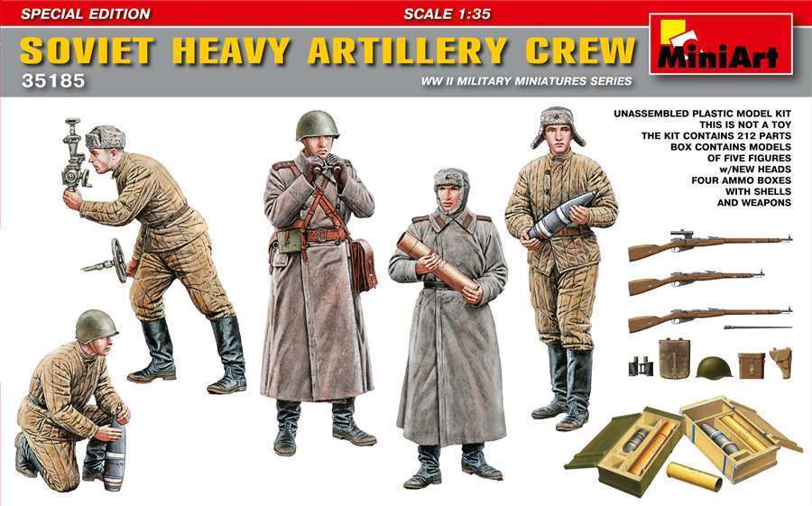 Mini Art - Soviet Heavy Artillery Crew (1:35)
