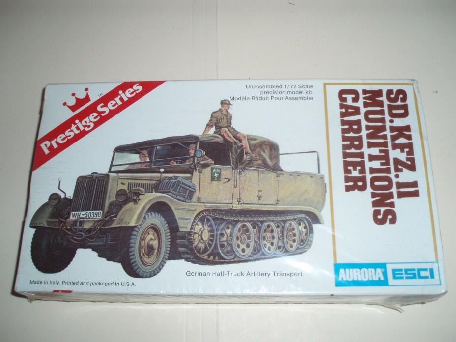 ESCI 1/72  German Sd.Kfz 11 Munitions Carrier model kit
