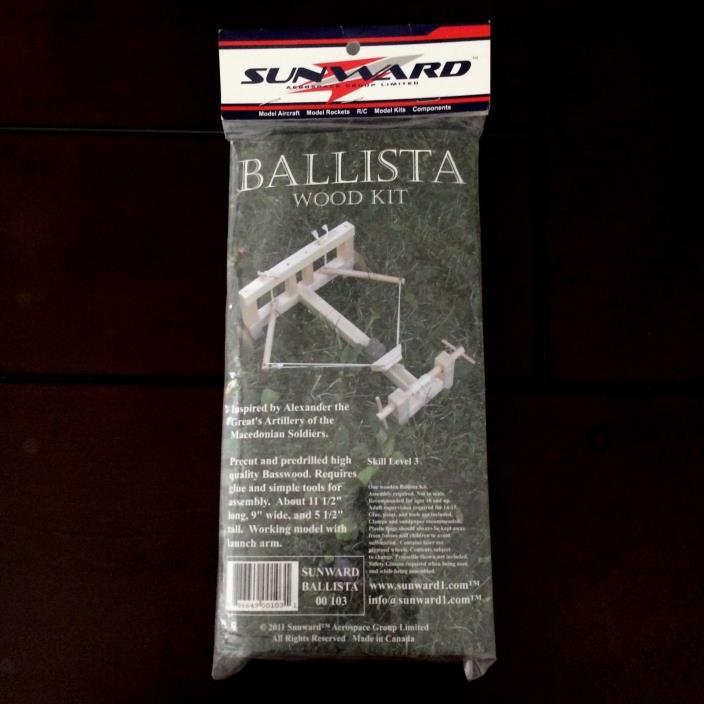Ballista Wood Kit Working Model with Launch Arm 00 103 Ancient Artillery Sunward