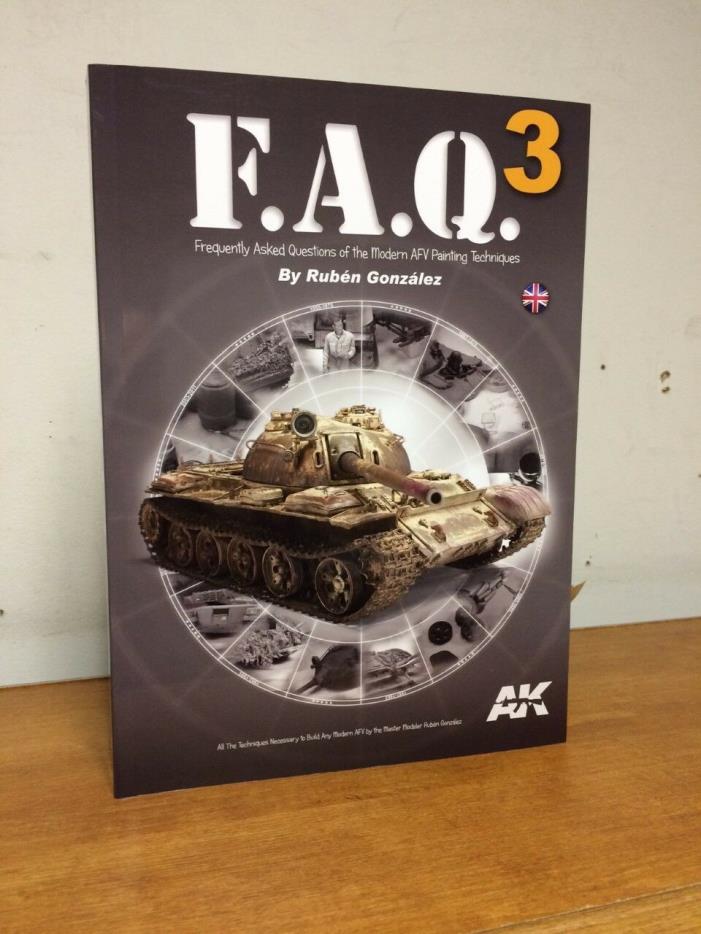 AK Interactive 288 F.A.Q.3 Modern AFV Painting Techniques Book - Just Released!