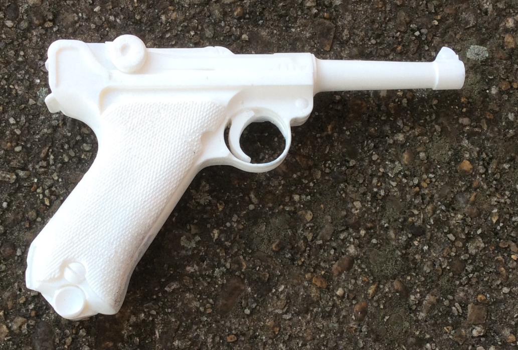 Plastic Model Luger Kit Replica Victorian Steampunk WWI WWII HOLSTER