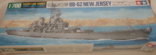 Tamiya bb-62 New Jersey US Navy battleship model kit new