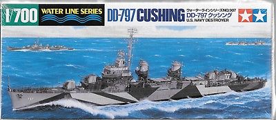 Tamiya US Navy, Fletcher Class Destroyer DD-797 USS CUSHING in 1/700  31907 ST