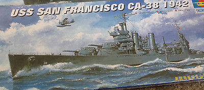 1/700 USS San Francisco (CA-38) 1942 New Orleans Class Cruiser Trumpeter #05746
