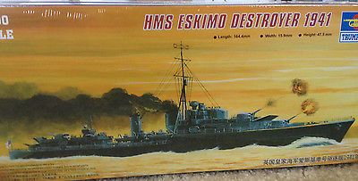 1/700 HMS Eskimo Destroyer 1941 - Trumpeter #05757