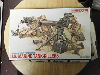 DML Models US Marine Tank Killers Troop Model Kit #3012