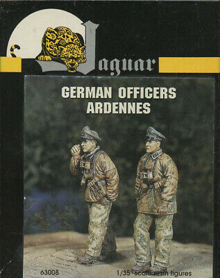 Jaguar 1:35 German Officers Ardennes 2 Resin Figures Kit #63008