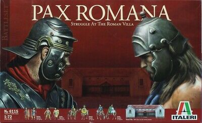 Italeri 1:72 PAX Romana Struggle at Roman Villa Plastic Figure Kit #6115