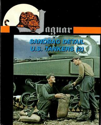 Jaguar 1:35 Sandbag Detail US Tankers 2 Resin Figures Kit #63023