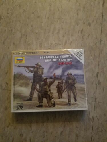 Zvezda #6166	British Infantry 1939-1945  1/72