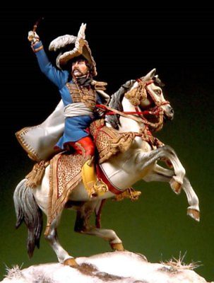 Pegaso Models 90mm Joaquim Murat in Russland White Metal Figure Kit #90-909