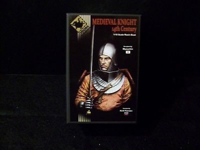 Young Miniatures - Medieval 14th Century Knight  - 180mm Resin BUST YH1853