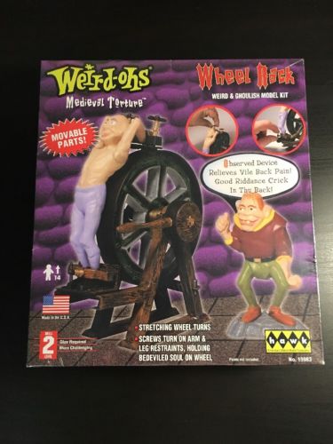 Hawk Weird-Ohs Medieval Torture Wheel Rack Model Kit #15983 - Sealed NIB