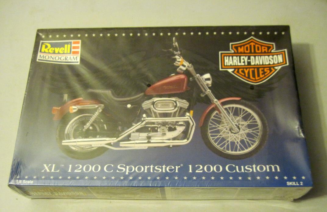 Vintage Revell custom sportster 1200 custom motorcycle model kit