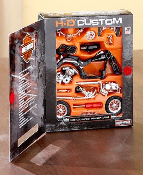 2005  HD Custom Softail Springer Motorcycle  Model Kit For Kids