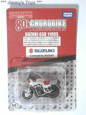 C91s TAKARA TOMY 80's CHOROBIKE PULLBACK MODEL SUZUKI GSX 1100S RED MOTORCYCLE