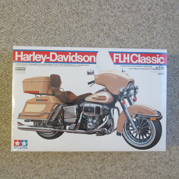 $1340 for 1340  1/6 Harley Davidson FLH 1340cc Tamiya :  autographed !