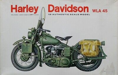 ESCI 1:9 Harley Davidson WLA-45 Motorcycle Plastic Model Kit #7002U
