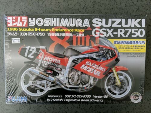 FUJIMI Suzuki GSX-R750 Yoshimura 1986 TT-F1 1/12 Bike Series No.02, new in box