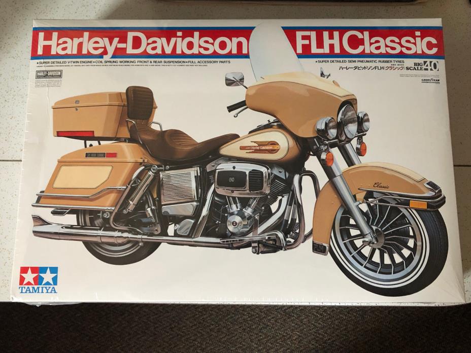 Tamiya Harley Davidson FLH Classic 1:6 Scale Plastic Model Kit 16040 New in Box