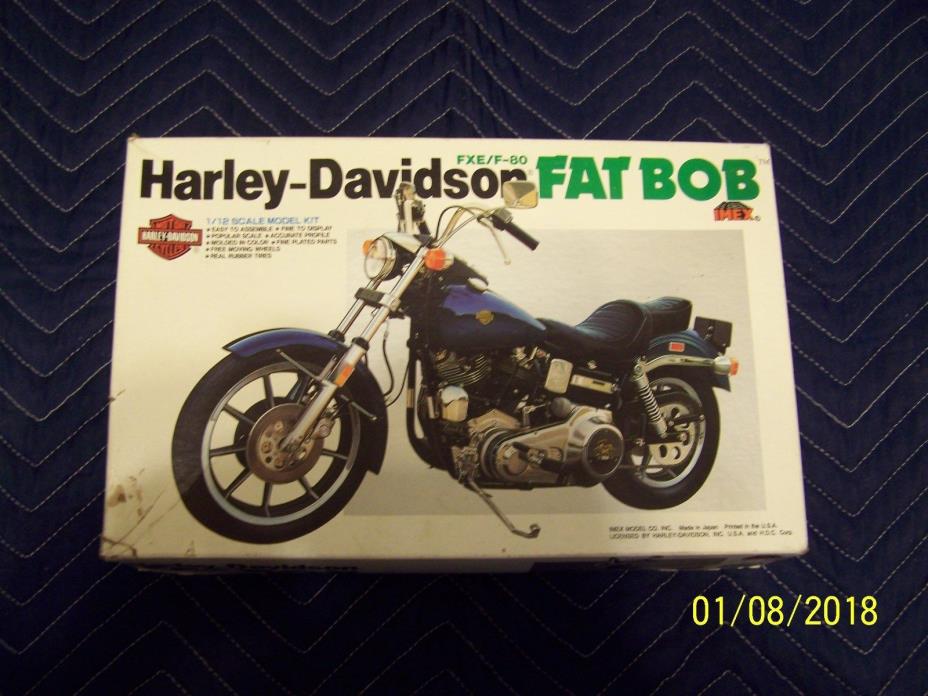 IMEX 1/12 Scale Model Motorcycle Kit Harley-Davidson FXE/F-80 Fat Bob # 454