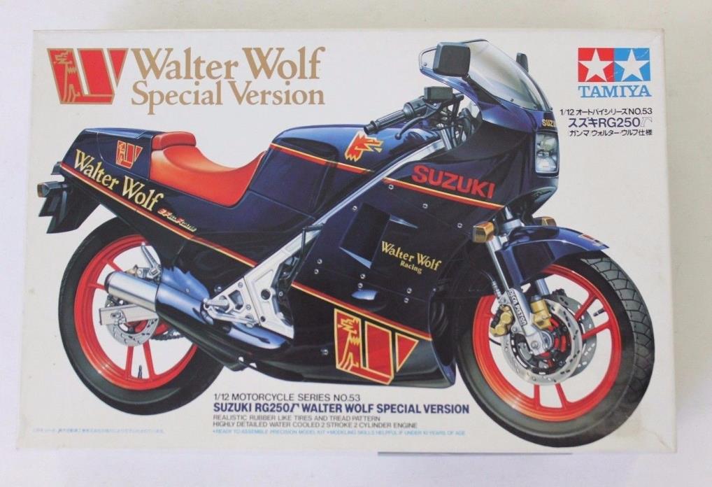 Started Tamiya Walter Wolf Special Version Suzuki RG250 1/12 1453