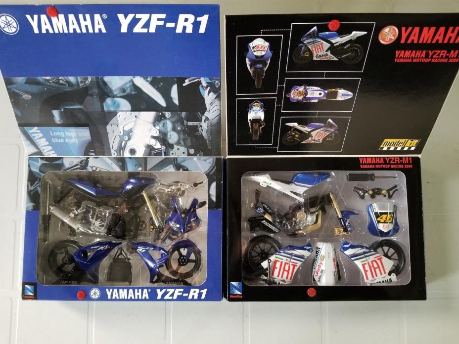 NEW-RAY YAMAHA YZF-R1 YZR-M1 COMBO MODEL KITS NEW