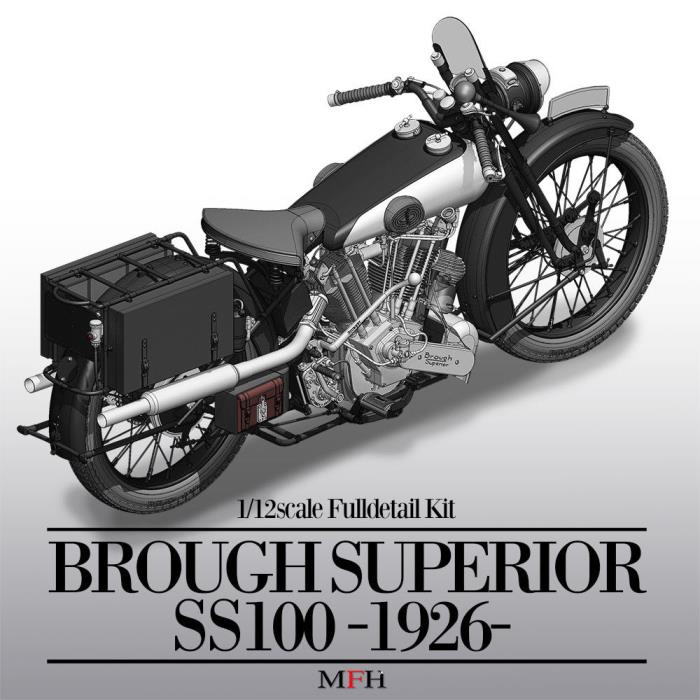 1/9  Brough Superior SS100 -1926 free shipping!!!!! Model Factory Hiro