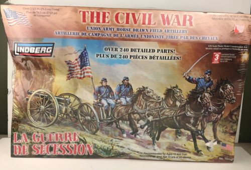 Lindberg The Civil War La Guerre De Decession Union Army 70350 Model 1/16 NEW