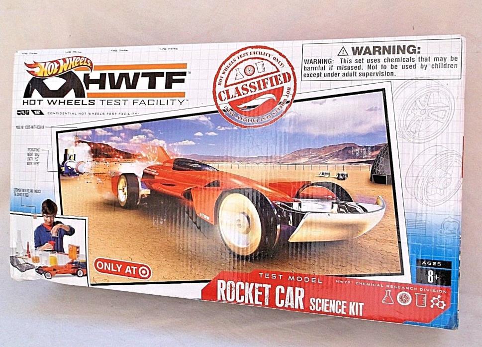 Hot Wheels Test Facility Rocket Car Science Kit MIB