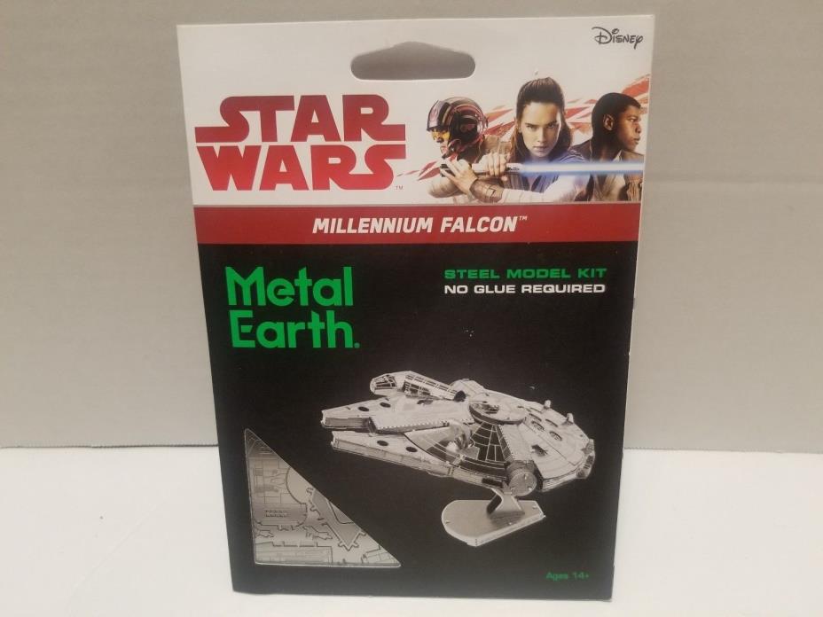 Millennium Falcon Metal Earth 3D Laser Cut Star Wars Miniature Model Kit Disney