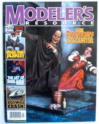 MODELER'S RESOURCE #41 Aug/Sept 2001 Phantom Daniel Horne Roswell UFO Apes +