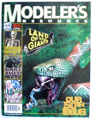 MODELER'S RESOURCE #50 Feb/Mar 2003 Skeleton Warrior Giant Snake Basics Diorama