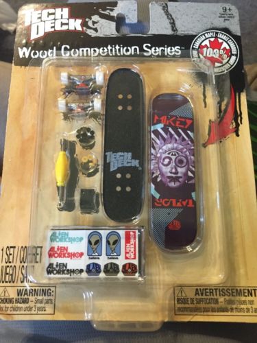 Tech Deck Wood Competition Series Mikey Taylor Alien Workshop Sealed Fingerboard