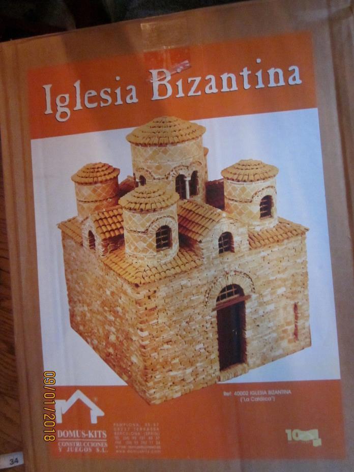 New in box impressive Domus model kit Iglesia Bizantina made Spain