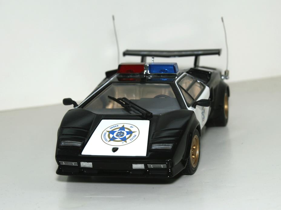 Franklin Mint 1985 Lamborghini Police Car F.O.P. (Discontinued)