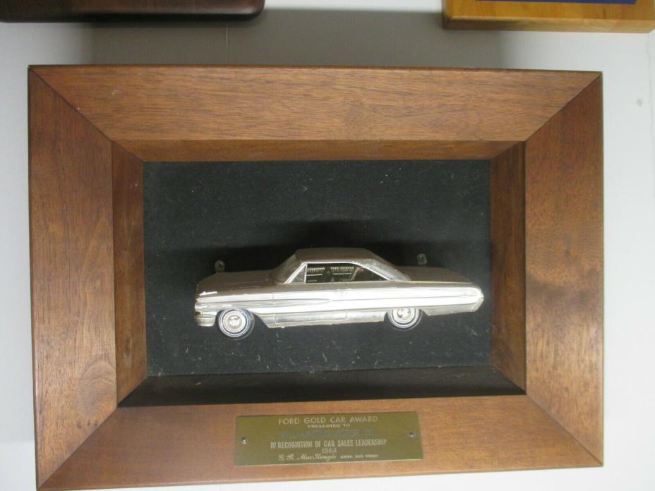 1964 AMT FORD GALAXIE XL 500 Dealer GOLD AWARD Promo