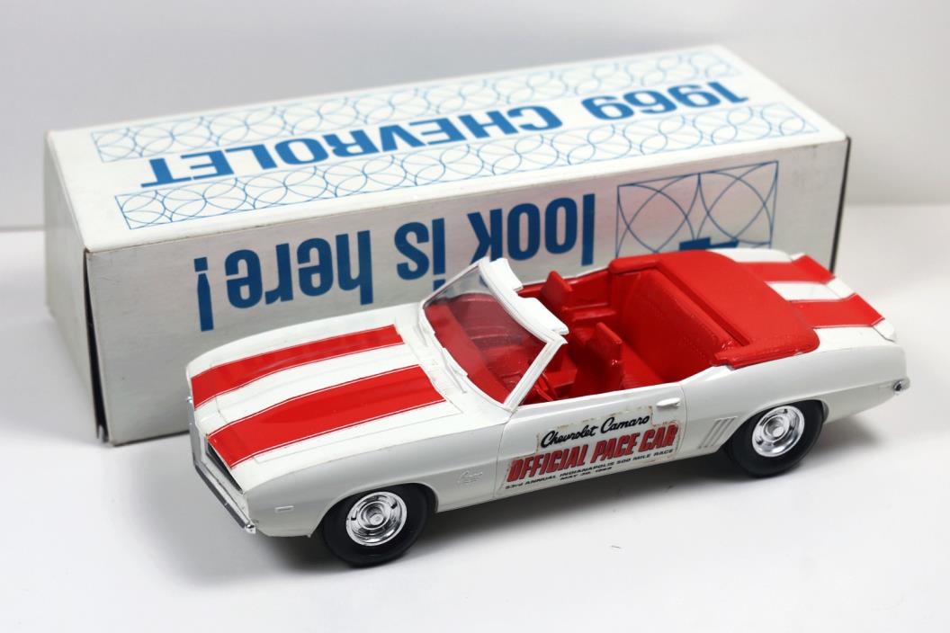 1969 Chevrolet Camaro Indy 500 Pace Car Promo, MIB original box & tissue.
