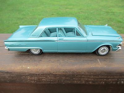 1962 AMT FORD Fairlane 1/25 Car 500 Dealer Promo Blue/Green w/Box