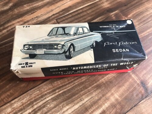 PROMO MODEL TOY CAR VINTAGE 1960 Ford Falcon Sedan-BOX ONLY-